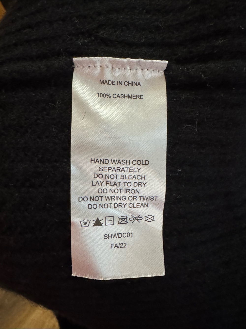 Quince Black Cashmere Sweater Size L - Picture 5 of 6